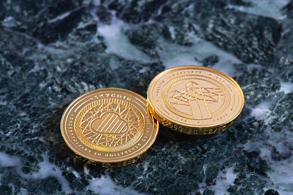 Synth - One Pure Gold (99.9%) Skycoin Collectable coin - Skycoin Collectable Coins