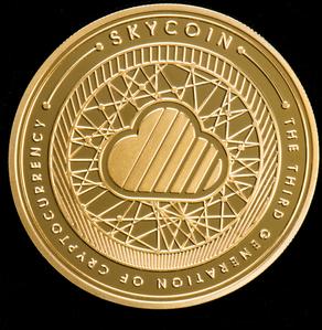 Skyfleet Commodore - Twenty-Five 18K Gold Plated Skycoin Collectable Coin - Skycoin Collectable Coins