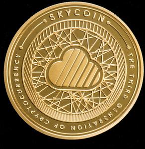 Flight Lieutenant - Five 18K Gold Plated Skycoin Collectable Coins - Skycoin Collectable Coins